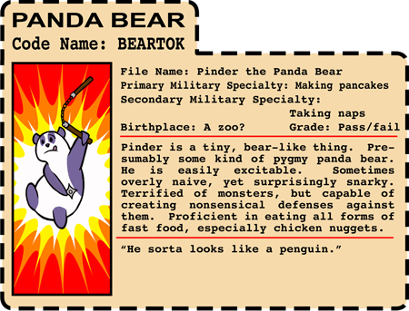 Pinder the Panda Bear